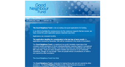 Desktop Screenshot of goodneighbourfund.ca